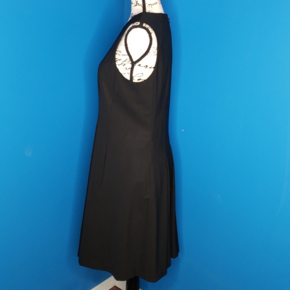 Theory sleeveless "Addison" Italian wool/span LBD - Picture 4 of 8